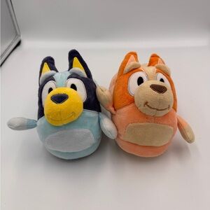 NWOT Bluey Toddler Girl Boy Size 9 10 Plush Character Slippers Blue Orange Shoes